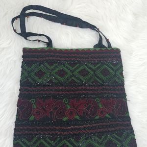 NWT Vintage Beaded Shoulder Bag